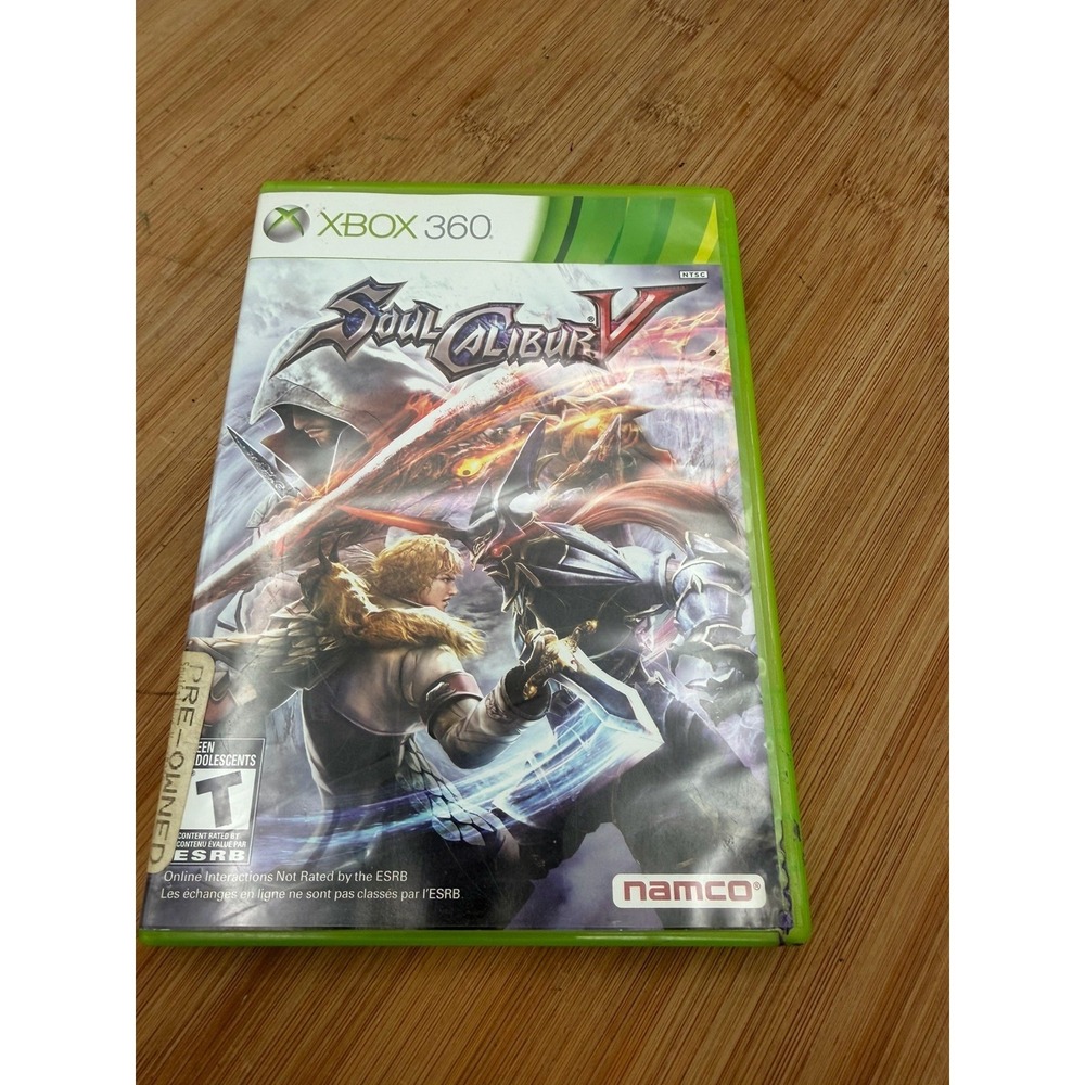 Soul Calibur V (Microsoft Xbox 360, 2012) CIB Tested Mint Rare Authentic OEM